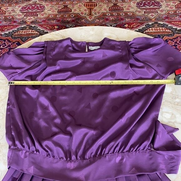 80’s Vintage ORITE Pleated Dress - Picture 9 of 11